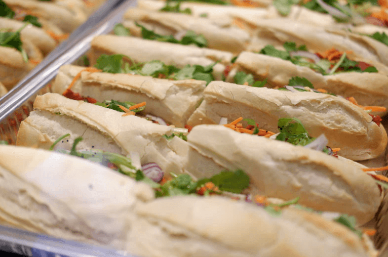Vietnamese Banh mi sandwich
