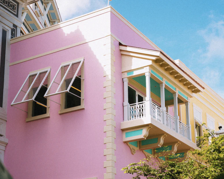 Colonial building Nassau , Bahamas