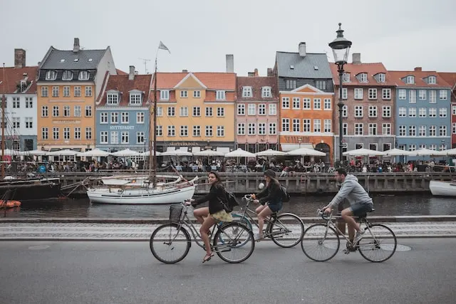 Cycling in Copenhagen 