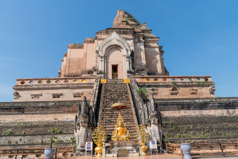 The Wat Chedi Luang Temple 