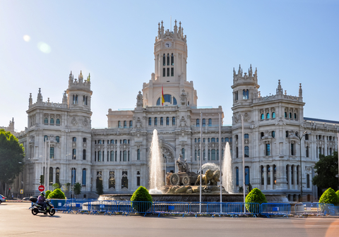 The Cibeles Palace and Fountain