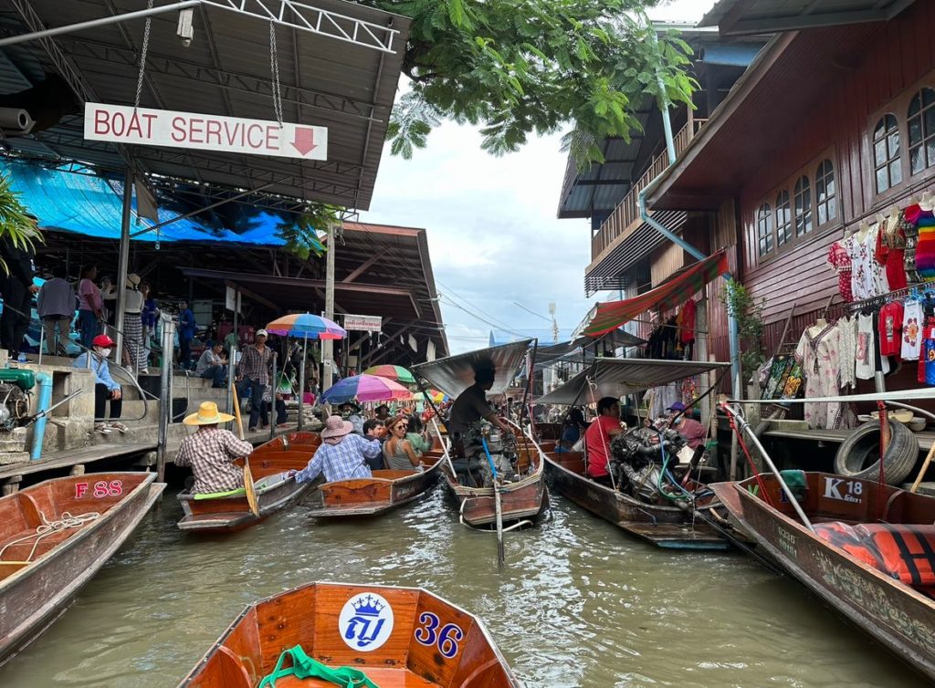 Floating Market In Thailand 