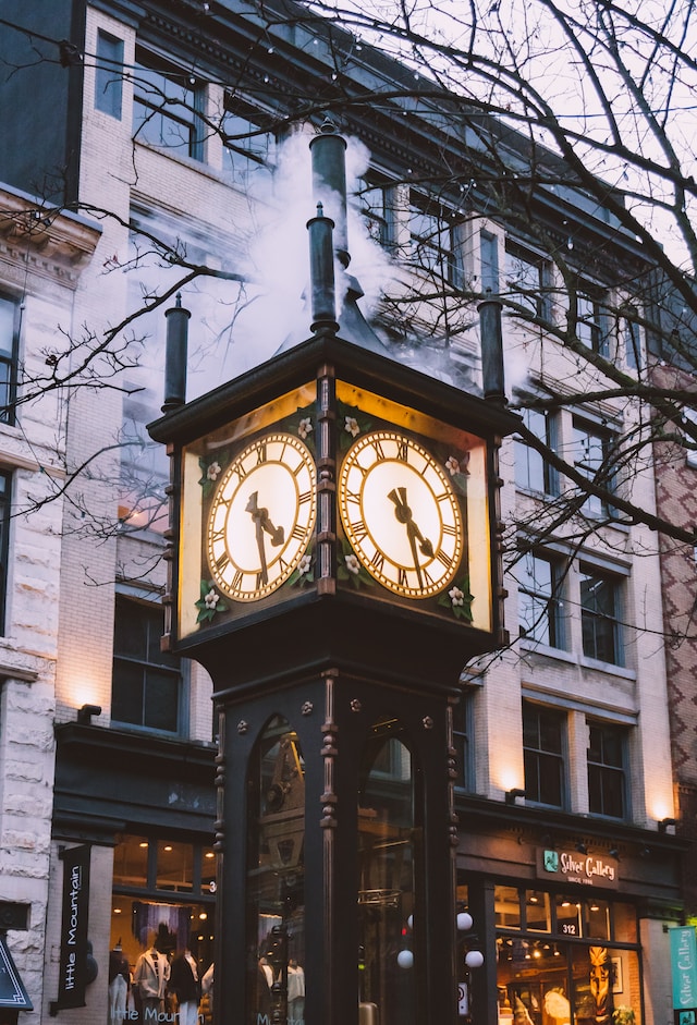 Steam Clock In Gastown Vancouver 